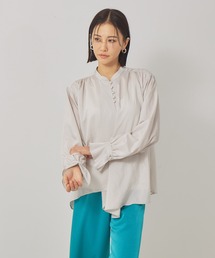 qualite | シルキーローンドレープブラウス(シャツ/ブラウス)