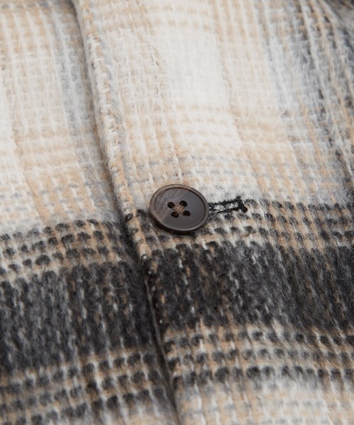 improves（インプローブス）の「ウールタッチ シャギー シャーリングブルゾン（ブルゾン・メンズ・ブラック/チェック・MEDIUM/LARGE）」の16枚目の写真