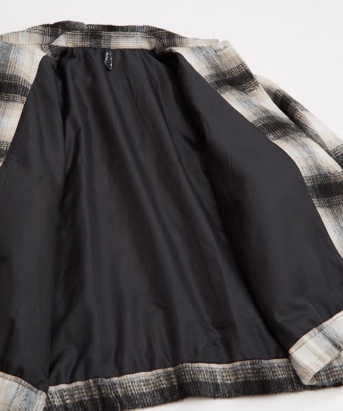 improves（インプローブス）の「ウールタッチ シャギー シャーリングブルゾン（ブルゾン・メンズ・ブラック/チェック・MEDIUM/LARGE）」の17枚目の写真