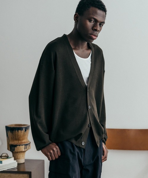 セール】euan. ウォッシャブル ウール カーディガン（カーディガン