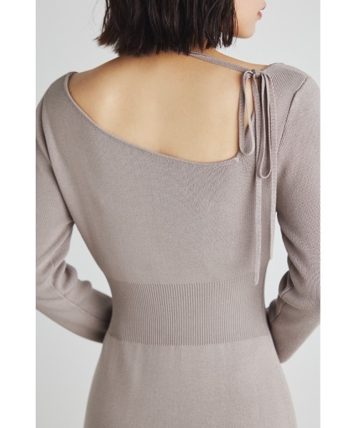 rienda（リエンダ）の「アシンメトリーフロントマーメイドニットワンピース（ワンピース・レディース・ベージュ/ブラウン/ブラック・FREE）」の20枚目の写真