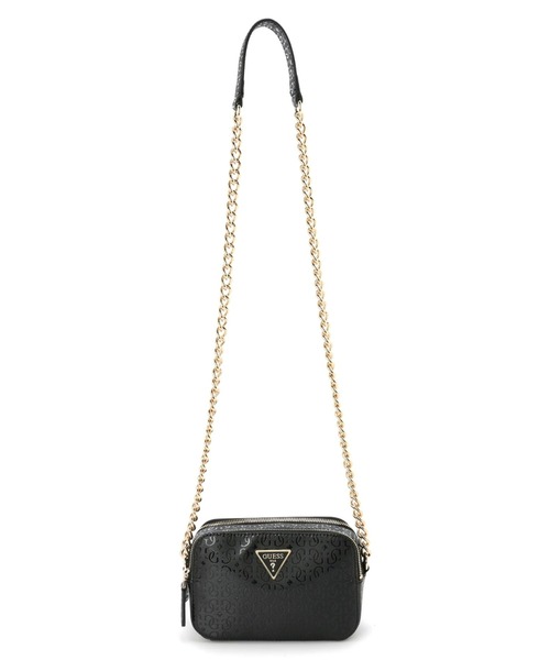 Guess（ゲス）の「NOELLE Crossbody Camera（ショルダーバッグ・レディース・ブラック/ホワイト/ライトピンク・ONE SIZE）」の4枚目の写真