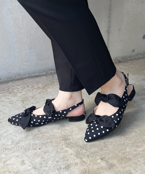 prose verse(プロズヴェール)の「バックストラップリボンミュール(パンプス・レディース・ブラック系その他/ブラック系その他2/ブラック/ブラウン/ブラック系その他3・SMALL/X-LARGE/LARGE/MEDIUM)」の15枚目の写真