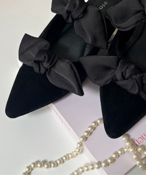 prose verse(プロズヴェール)の「バックストラップリボンミュール(パンプス・レディース・ブラック系その他/ブラック系その他2/ブラック/ブラウン/ブラック系その他3・SMALL/X-LARGE/LARGE/MEDIUM)」の11枚目の写真