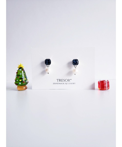tone(トーン)の「【Tresor】クリスタル 淡水パール 一粒ピアス/ステンレス(MA)(ピアス(両耳用)・レディース・その他/その他4/その他2/その他3/その他5/その他7/その他6・FREE)」の16枚目の写真