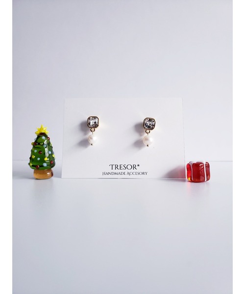 tone(トーン)の「【Tresor】クリスタル 淡水パール 一粒ピアス/ステンレス(MA)(ピアス(両耳用)・レディース・その他/その他4/その他2/その他3/その他5/その他7/その他6・FREE)」の20枚目の写真