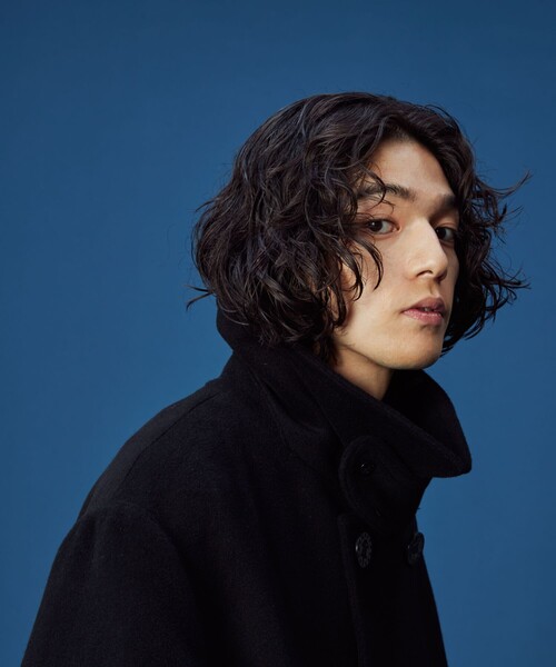 FREAK'S STORE(フリークスストア)の「WEB限定 I Need You Baby/アイニーヂューベイべー Wool Cashmere Long Pea Coat(ピーコート・メンズ・ブラック・MEDIUM/LARGE)」の5枚目の写真