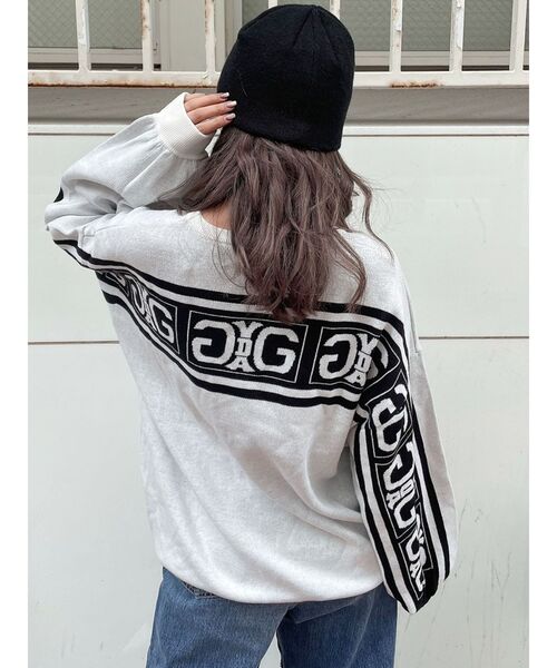 GYDA（ジェイダ）の「【WEB限定】Symmetry GYDA Patchビーニー（ニットキャップ/ビーニー・レディース・ブラック/オフホワイト・FREE）」の9枚目の写真