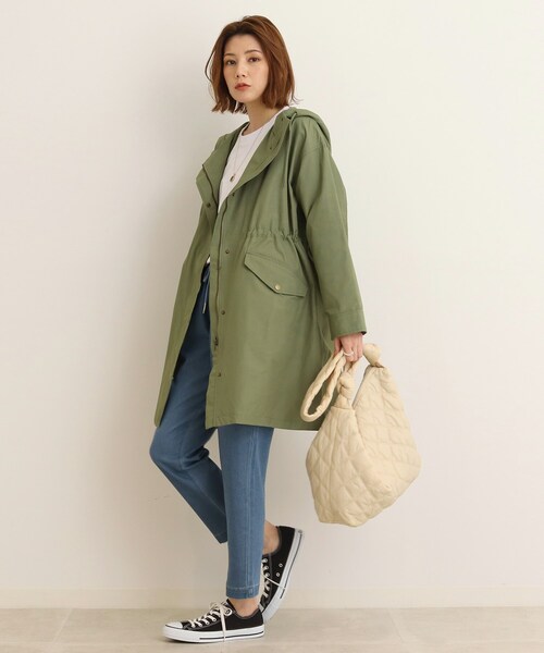 SHOO・LA・RUE(シューラルー)の「◆毎日着たい!ミリタリーコート(モッズコート・レディース・カーキ/キャメル/ブラック・03/02/04)」の21枚目の写真