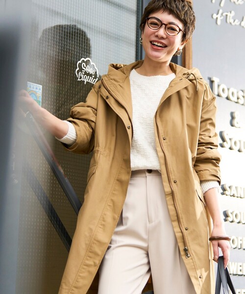 SHOO・LA・RUE(シューラルー)の「◆毎日着たい!ミリタリーコート(モッズコート・レディース・カーキ/キャメル/ブラック・03/02/04)」の4枚目の写真