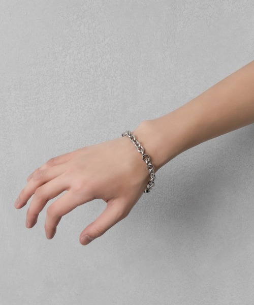 Adoon plain(アドーンプレーン)の「【Adoon plain】チェーンブレスレット(ブレスレット・メンズ・シルバー・FREE)」の4枚目の写真