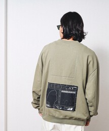 CE スウェット C.E / Overdye Collared Light Crew Neck（スウェット）｜C.E