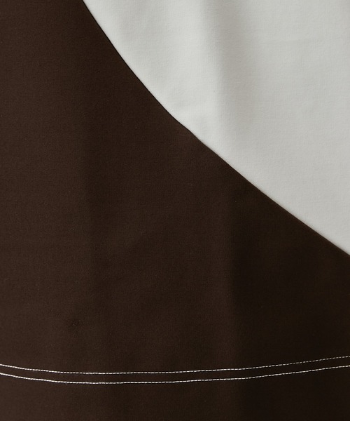 Lui's（ルイス）の「アシメ切替ポンチスウェット（Tシャツ/カットソー・メンズ・ブラウン/ブラック・S/M）」の17枚目の写真