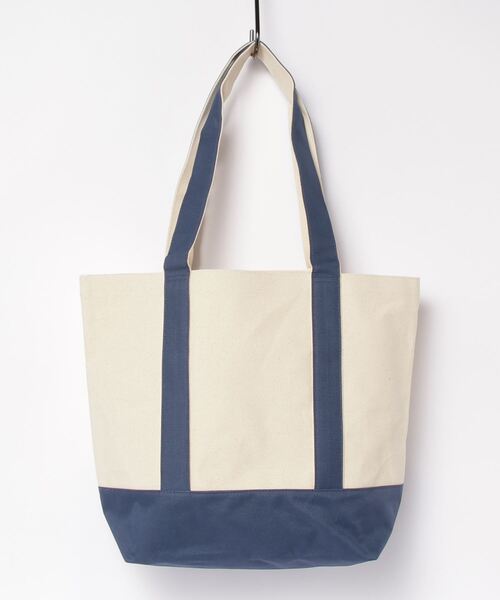 OFFSHORE（オフショア）の「HANDWRITING TOTE BAG/90's手書きグラフィック トートバック（トートバッグ・メンズ・ネイビー・FREE）」の8枚目の写真