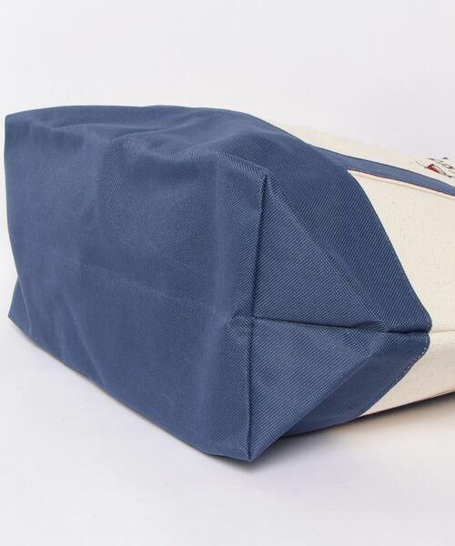 OFFSHORE（オフショア）の「HANDWRITING TOTE BAG/90's手書きグラフィック トートバック（トートバッグ・メンズ・ネイビー・FREE）」の9枚目の写真