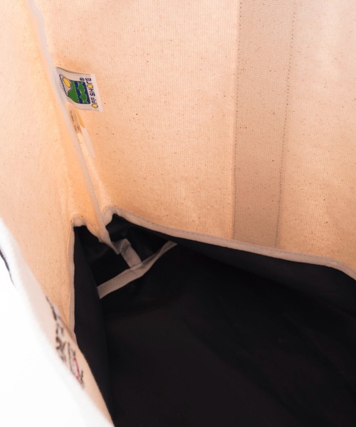 OFFSHORE（オフショア）の「HANDWRITING TOTE BAG/90's手書きグラフィック トートバック（トートバッグ・メンズ・ネイビー・FREE）」の7枚目の写真