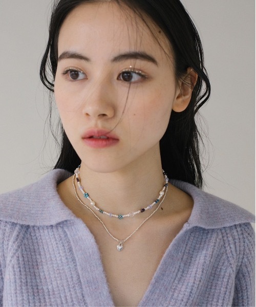 whim（ウィム）の「Emma + Amy Set-パールビーズネックレス+シルバービーズネックレス-（ネックレス・レディース・シルバー系その他・FREE）」の9枚目の写真