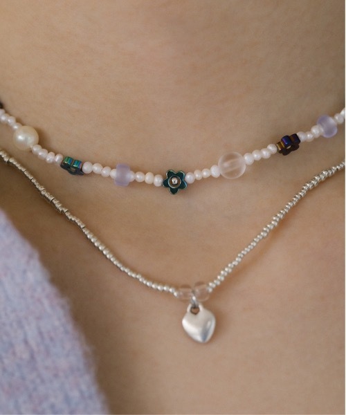whim（ウィム）の「Emma + Amy Set-パールビーズネックレス+シルバービーズネックレス-（ネックレス・レディース・シルバー系その他・FREE）」の11枚目の写真