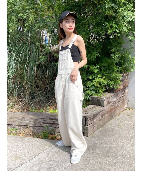 Ungrid(アングリッド)の「ルーズデニムサロペット(つなぎ/オールインワン・レディース・ブルー/アイボリー・SMALL/MEDIUM)」の18枚目の写真