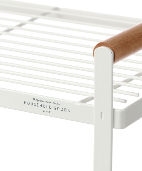 studio CLIP（スタディオクリップ）の「キッチンラック 1段《HOUSEHOLD GOODS》（キッチン収納・レディース・ホワイト/オフホワイト・FREE）」の7枚目の写真