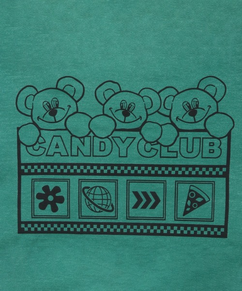 Candy Stripper(キャンディストリッパー)の「CANDY CLIB Tシャツ(Tシャツ/カットソー・レディース・ライトブルー/ブラック/オフホワイト/グリーン・2/3/4)」の15枚目の写真