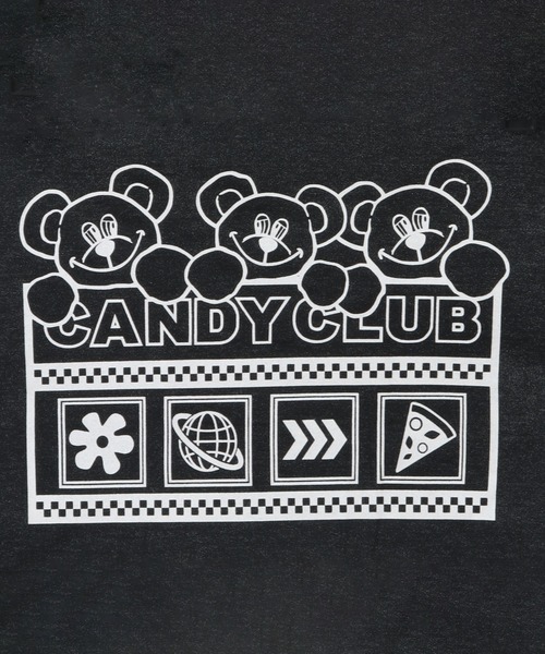 Candy Stripper(キャンディストリッパー)の「CANDY CLIB Tシャツ(Tシャツ/カットソー・レディース・ライトブルー/ブラック/オフホワイト/グリーン・2/3/4)」の14枚目の写真