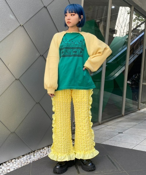 Candy Stripper(キャンディストリッパー)の「CANDY CLIB Tシャツ(Tシャツ/カットソー・レディース・ライトブルー/ブラック/オフホワイト/グリーン・2/3/4)」の20枚目の写真