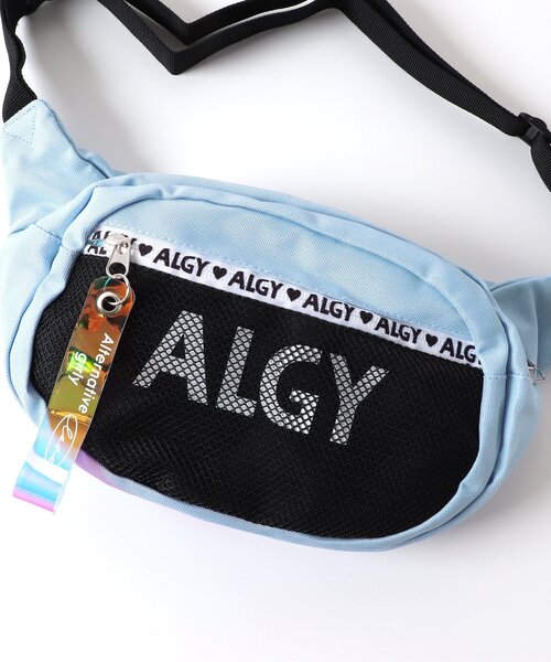 algy（アルジー）の「AL ｳｴｽﾄﾎﾟｰﾁA（ボディバッグ/ウエストポーチ・キッズ・サックスブルー/ブラック・FREE）」の8枚目の写真
