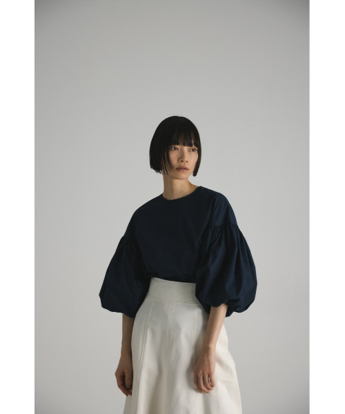 STYLEMIXER（スタイルミキサー）の「ボリュームスリーブブラウス（シャツ/ブラウス・レディース・ホワイト/ネイビー/ライトベージュ・FREE）」の20枚目の写真