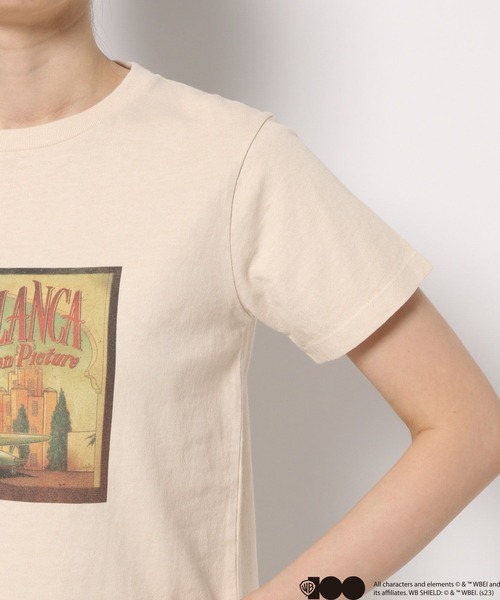 LOWRYS FARM(ローリーズファーム)の「ワーナー・ブラザーズCASABLANCATシャツ 192755(Tシャツ/カットソー・レディース・チャコールグレー/ブルー/ホワイト・FREE)」の7枚目の写真