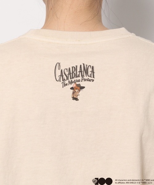 LOWRYS FARM(ローリーズファーム)の「ワーナー・ブラザーズCASABLANCATシャツ 192755(Tシャツ/カットソー・レディース・チャコールグレー/ブルー/ホワイト・FREE)」の10枚目の写真