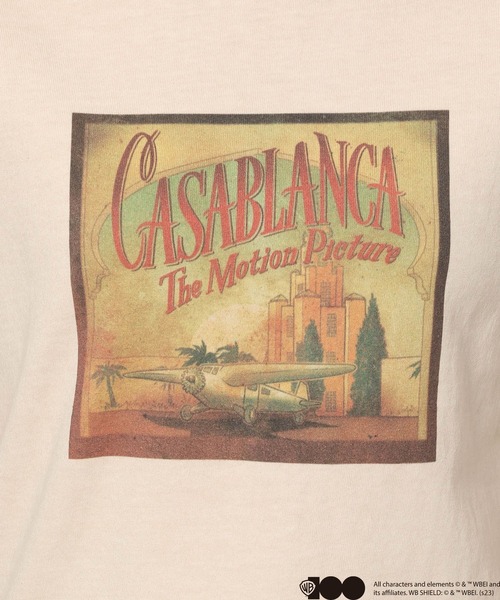 LOWRYS FARM(ローリーズファーム)の「ワーナー・ブラザーズCASABLANCATシャツ 192755(Tシャツ/カットソー・レディース・チャコールグレー/ブルー/ホワイト・FREE)」の15枚目の写真