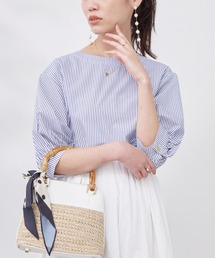 Chez toi | 袖ボリューム綿混ブラウス(シャツ/ブラウス)