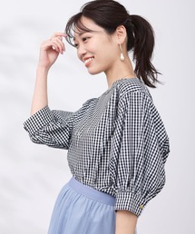 Chez toi | 袖ボリューム綿混ブラウス(シャツ/ブラウス)