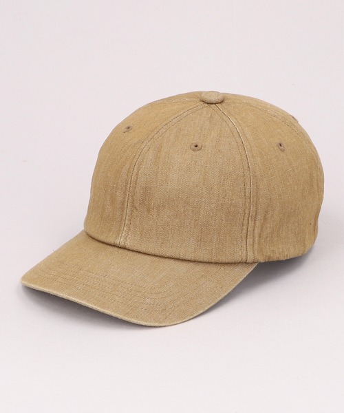 CA4LA（カシラ）の「WASHABLE ZV 6P CAP10（キャップ・メンズ・ベージュ/インディゴブルー/ブラック・L/M）」の2枚目の写真