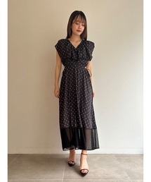 SNIDEL（スナイデル）の「ウエストスリットワンピース