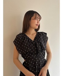 SNIDEL（スナイデル）の「ウエストスリットワンピース
