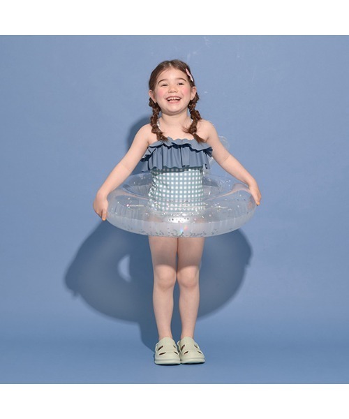 Lycee mine（リセマイン）の「【SWIM】ビッグフリル付きチェック柄