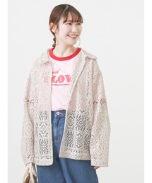 ehka sopo | ブロックレースシャツ(シャツ/ブラウス)