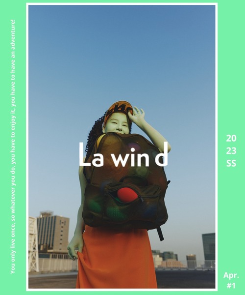 La win d(ラウィンダ)の「メッシュリュック(バックパック/リュック・レディース・カーキ/ブラック・FREE)」の10枚目の写真