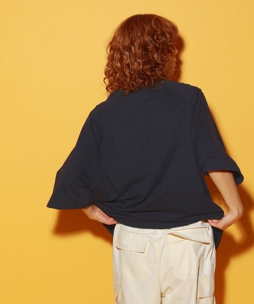 PBLIM（ページボーイリム）の「PBLIM/ラグランカレッジスウェット（スウェット・レディース・グレー/ライトベージュ/ネイビー・MEDIUM/LARGE）」の9枚目の写真