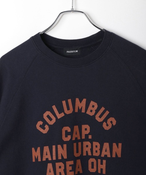 PBLIM（ページボーイリム）の「PBLIM/ラグランカレッジスウェット（スウェット・レディース・グレー/ライトベージュ/ネイビー・MEDIUM/LARGE）」の18枚目の写真