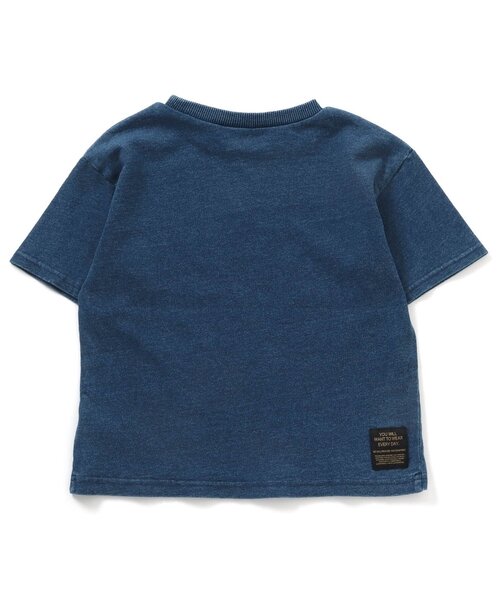 BREEZE（ブリーズ）の「FOスマイルTシャツ（Tシャツ/カットソー・キッズ・インディゴブルー/ブラック・140/130/80/110/90/120/100）」の6枚目の写真