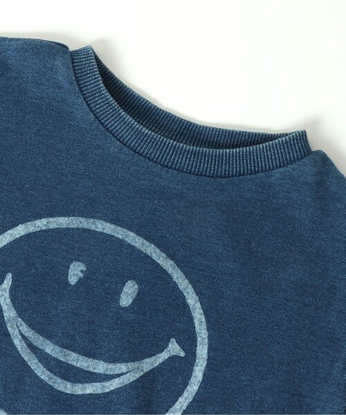 BREEZE（ブリーズ）の「FOスマイルTシャツ（Tシャツ/カットソー・キッズ・インディゴブルー/ブラック・140/130/80/110/90/120/100）」の7枚目の写真