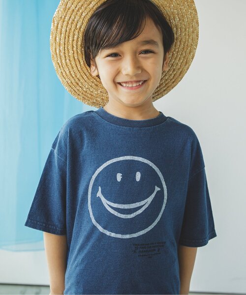 BREEZE（ブリーズ）の「FOスマイルTシャツ（Tシャツ/カットソー・キッズ・インディゴブルー/ブラック・140/130/80/110/90/120/100）」の18枚目の写真