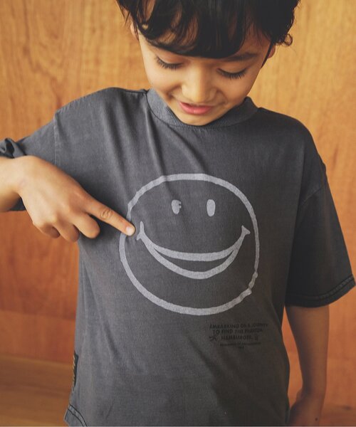 BREEZE（ブリーズ）の「FOスマイルTシャツ（Tシャツ/カットソー・キッズ・インディゴブルー/ブラック・140/130/80/110/90/120/100）」の20枚目の写真