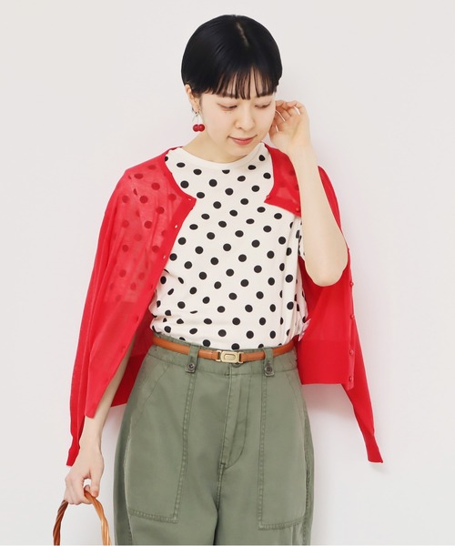 Dot＆Stripes CHILD WOMAN（ドットアンドストライプス　チャイルドウーマン）の「チェリーモチーフイヤリング（イヤリング・レディース・レッド・FREE）」の12枚目の写真