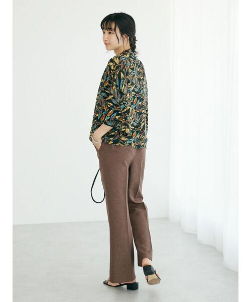 CRAFT STANDARD BOUTIQUE(クラフトスタンダードブティック)の「レーヨンワイドシャツ(シャツ/ブラウス・レディース・マスタード/グリーン/ブラック・FREE)」の18枚目の写真