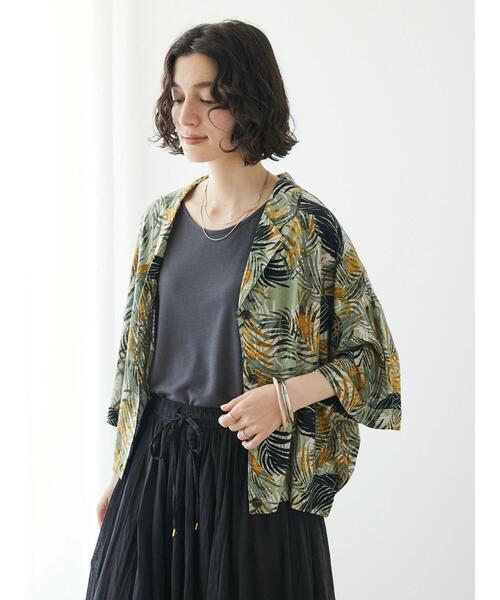 CRAFT STANDARD BOUTIQUE(クラフトスタンダードブティック)の「レーヨンワイドシャツ(シャツ/ブラウス・レディース・マスタード/グリーン/ブラック・FREE)」の20枚目の写真