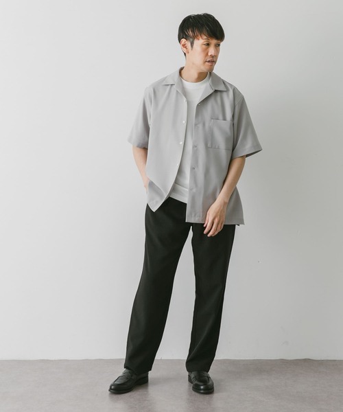 URBAN RESEARCH DOORS（アーバンリサーチドアーズ）の「『速乾』ドライパナマオープンカラーシャツ（シャツ/ブラウス・メンズ・モカ/ネイビー/チャコールグレー/ライトグレー・X-LARGE/MEDIUM/LARGE）」の17枚目の写真